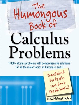 cover image of The Humongous Book of Calculus Problems
